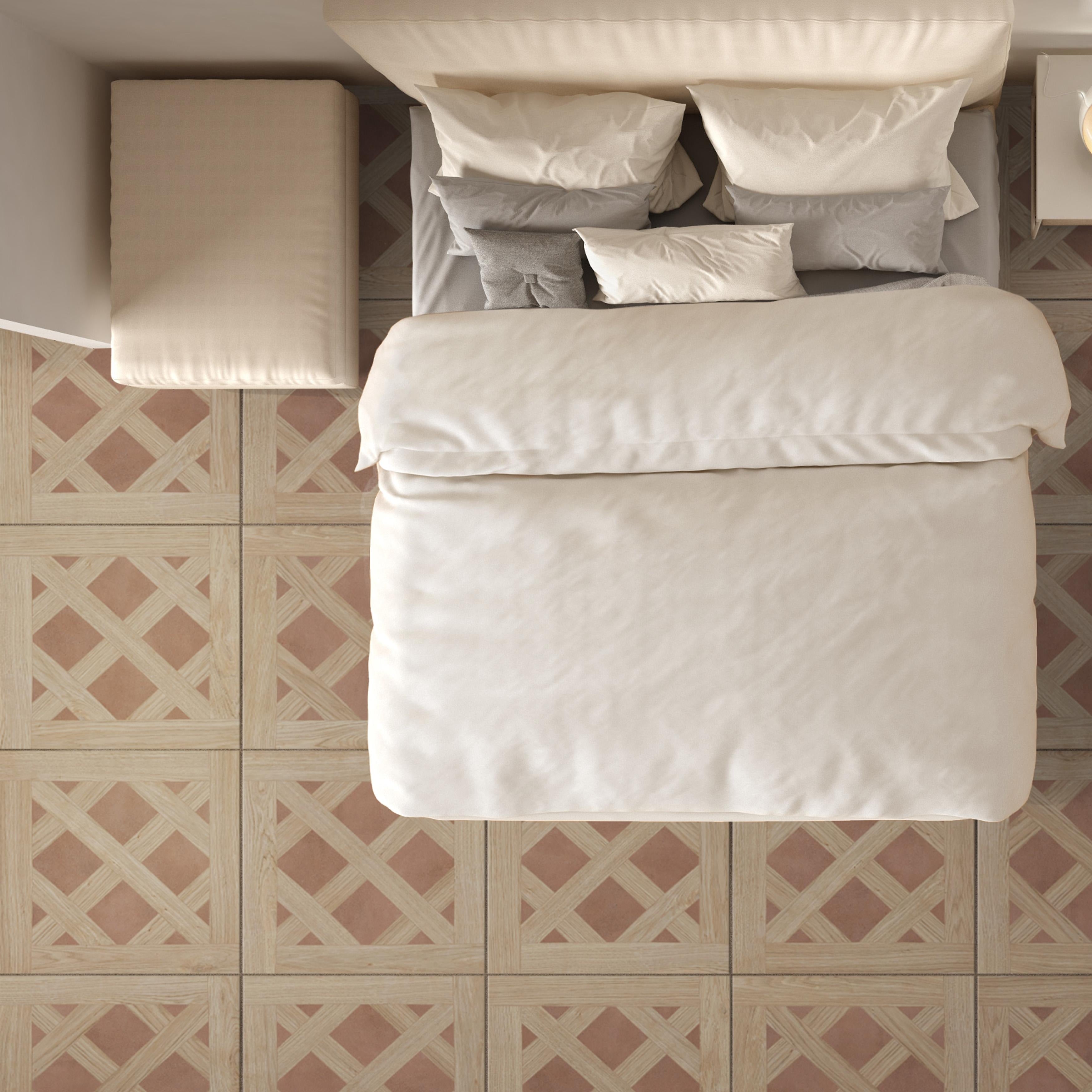 Merola Tile Lands Timber Atlas Cotto 23 5 8 X 23 5 8 Porcelain Floor And Wall Tile Pallet 12 Tiles