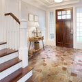 Somertile 17.75 X 17.75 Inch River Basin Beige Ceramic Floor And Wall Tile 10 Tiles 22.5 Sqft.