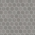 Somertile 10.37 X 11.38 Inch Anfield Hex Light Grey Ceramic Mosaic Floor And Wall Tile 12 Tile 9.84 Sqft.
