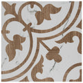 Somertile Arte Loire Noce 9 3 4 In. X 9 3 4 In. X 10Mm Porcelain Floor And Wall Tile 16 Tiles 11.11 Sqft.