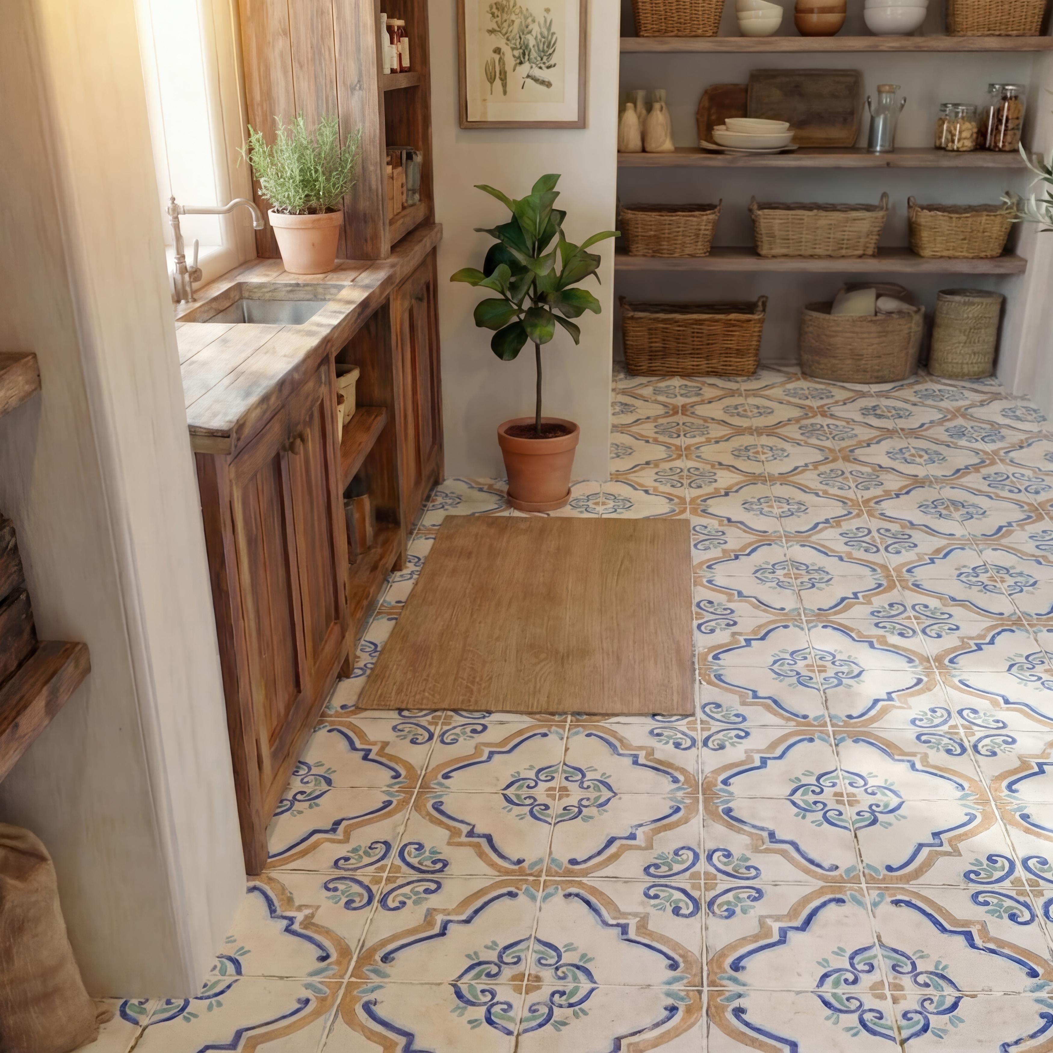 Merola Tile Magnolia Julia 7 7 8 X 7 7 8 Porcelain Floor And Wall Tile