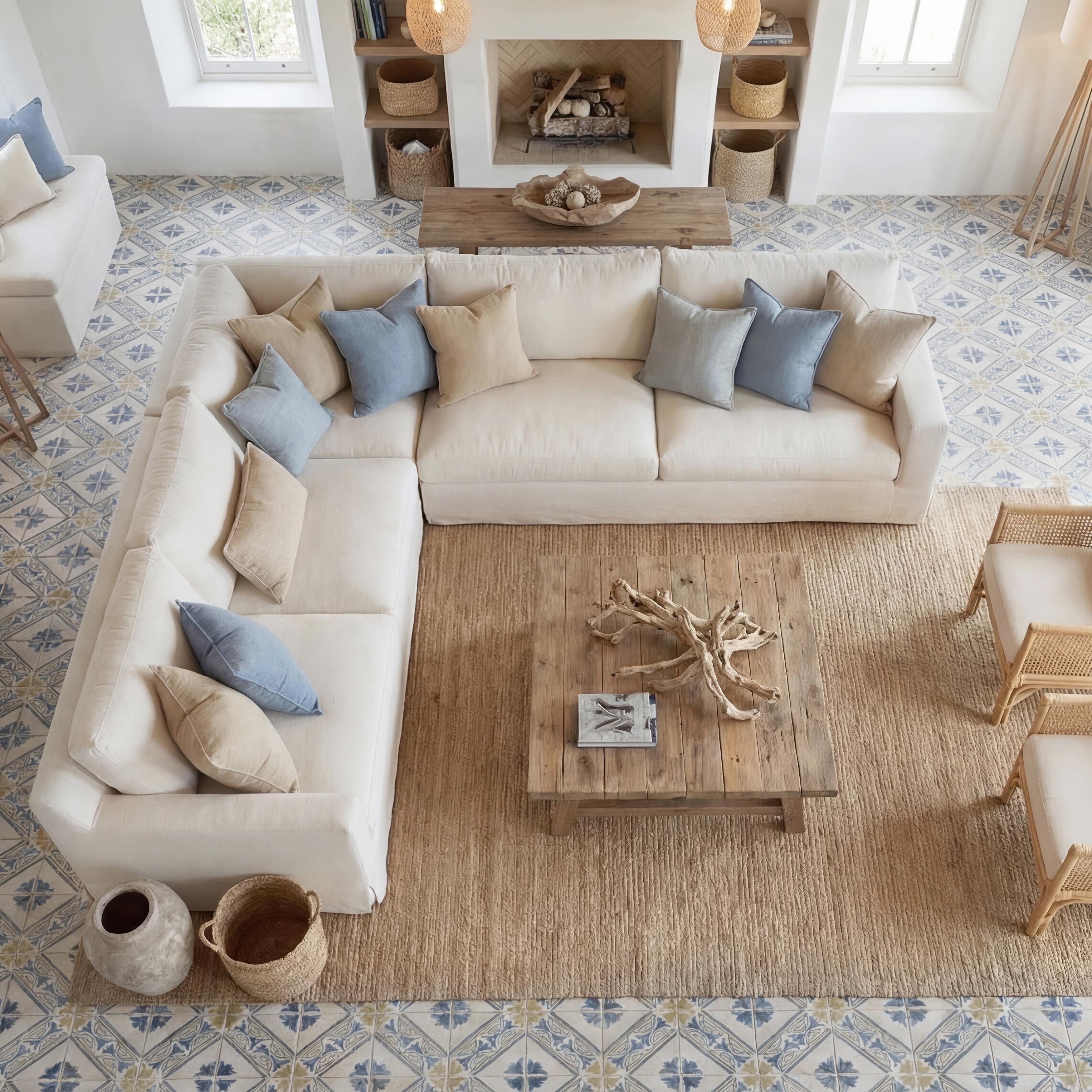 Merola Tile Magnolia Lina 7 7 8 X 7 7 8 Porcelain Floor And Wall Tile