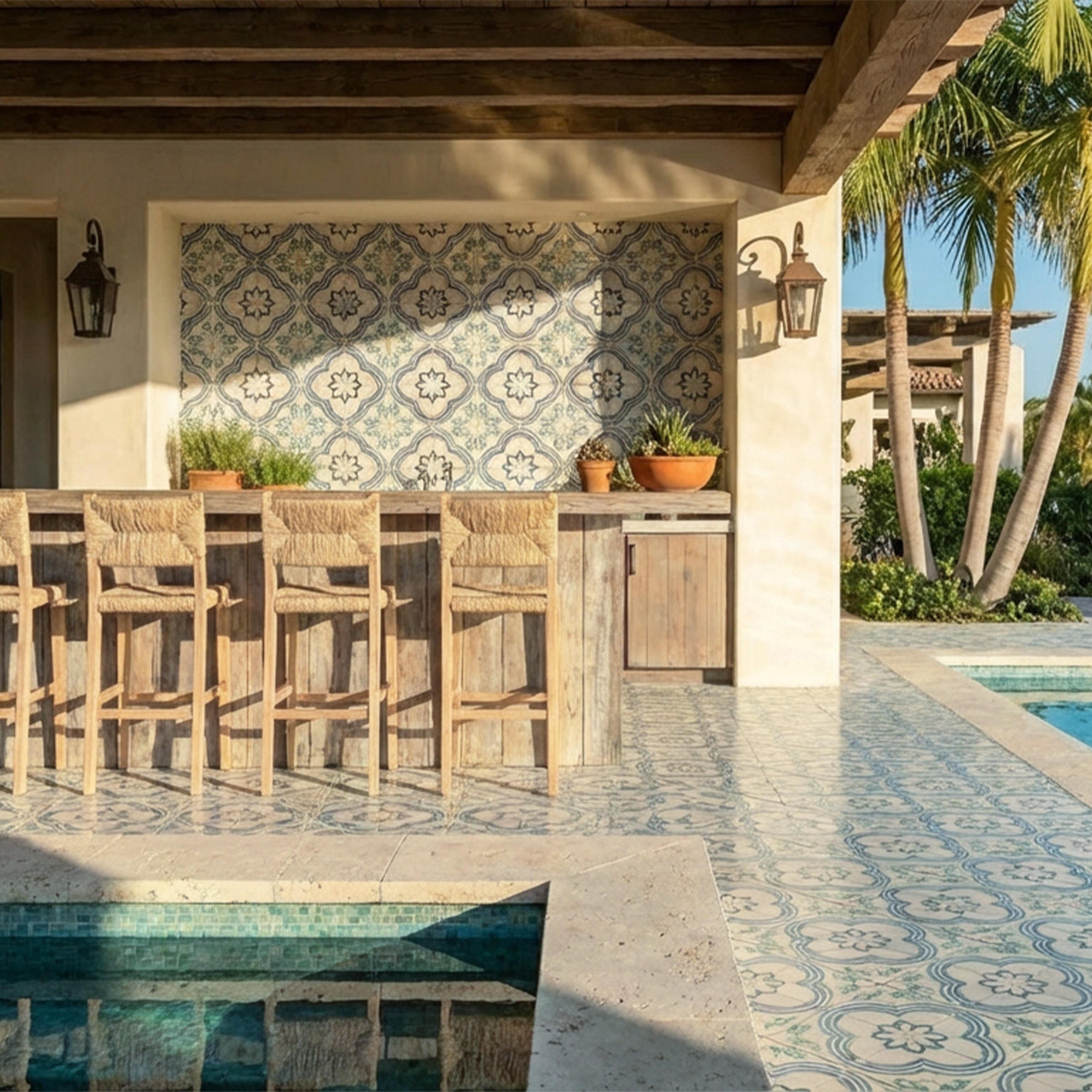 Merola Tile Magnolia Marcela 7 7 8 X 7 7 8 Porcelain Floor And Wall Tile