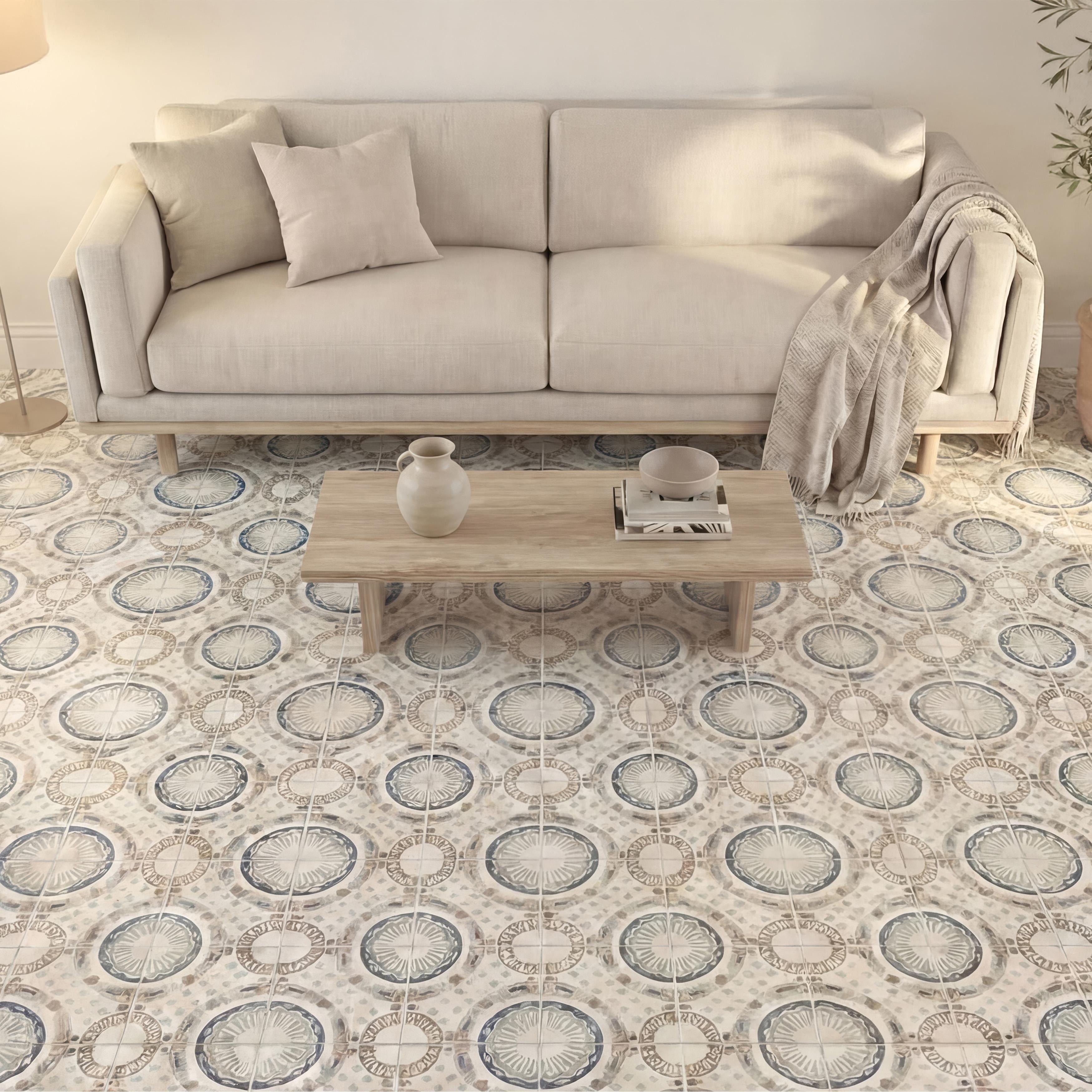 Merola Tile Magnolia Valeria 7 7 8 X 7 7 8 Porcelain Floor And Wall Tile