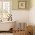 Merola Tile Mayolica White 5 7 8 X 5 7 8 Ceramic Wall Tile
