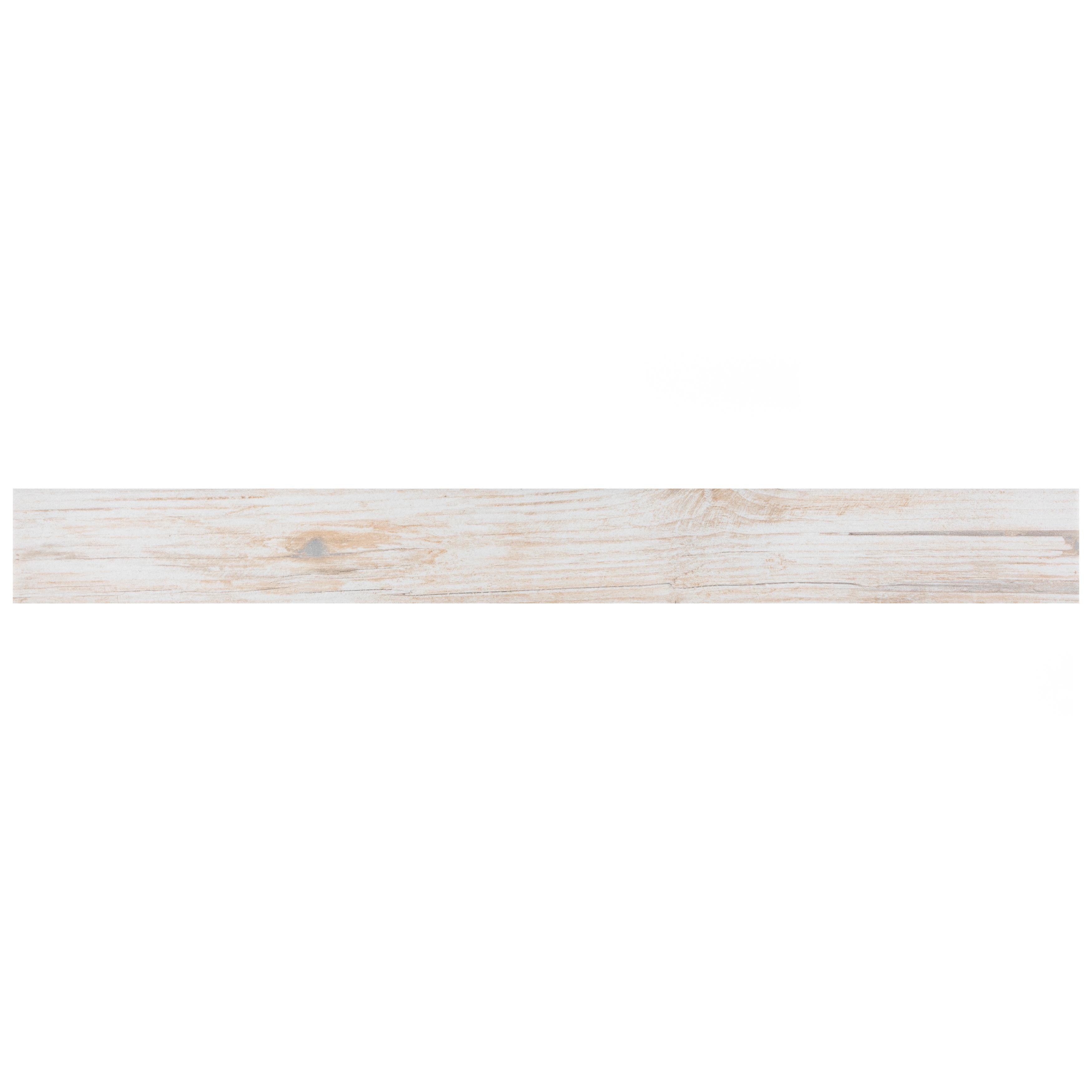 Somertile 2.875X26.5 Inch Belli White Porcelain Floor And Wall Tile 15 Tiles 8.72 Sqft.