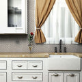 Somertile 10.25X11.75 Inch Victorian Hex Glossy White Porcelain Mosaic Floor And Wall Tile 10 Tiles 8.54 Sqft.