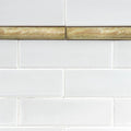 Somertile 1X7.875 Inch Marbleized Moldura Pencil Ceramic Trim Tile 12 Tiles
