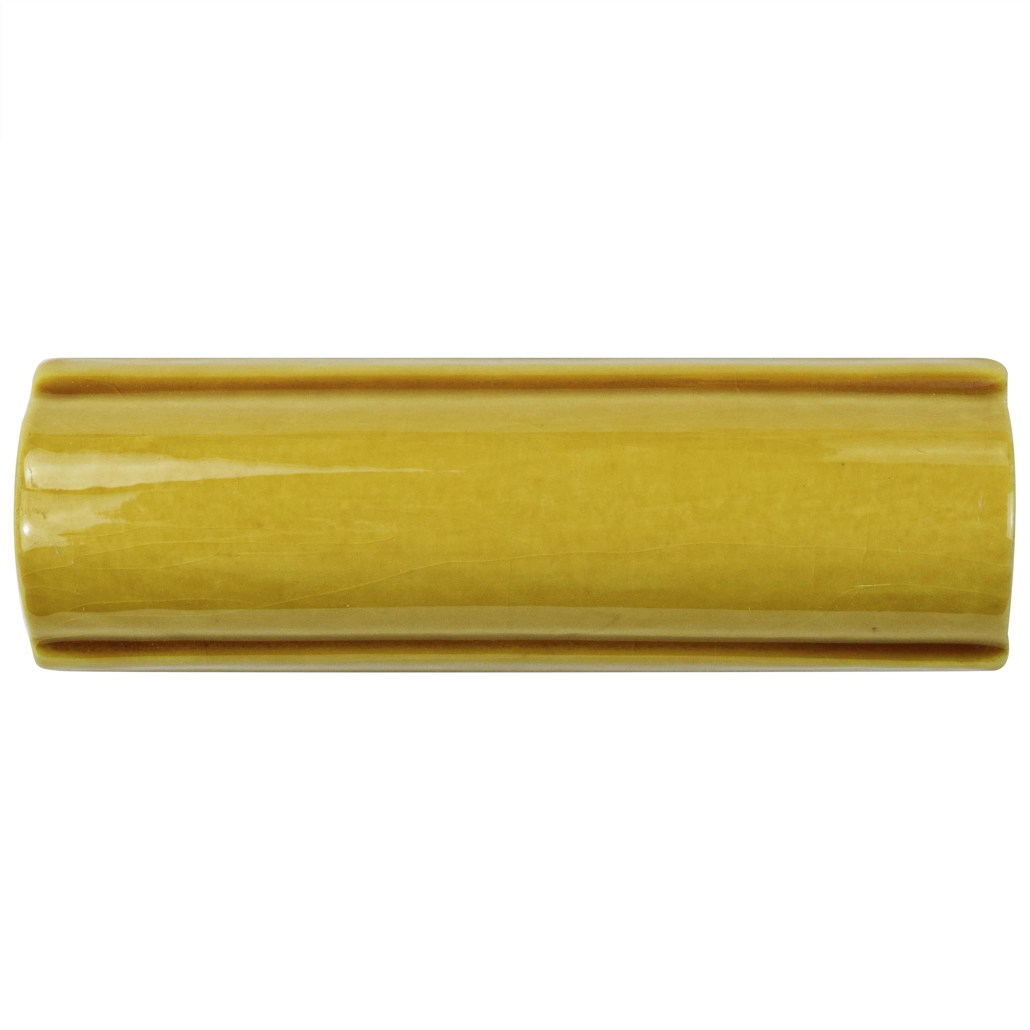 Somertile 1.625X5.125 Inch Nove Camel Bordura Ceramic Wall Trim Tile 6 Tiles