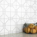 Somertile 11.75X11.75 Inch Namba Matte White Porcelain Mosaic Floor And Wall Tile 10 Tiles 9.79 Sqft.