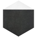 Somertile 8.625X9.875 Inch Summit Hex Blanco Porcelain Floor And Wall Tile 25 Tiles 11.19 Sqft.