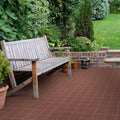 Somertile 5.875X5.875 Inch Clinker Flame Red Quarry Floor And Wall Tile 23 Tiles 6 Sqft.