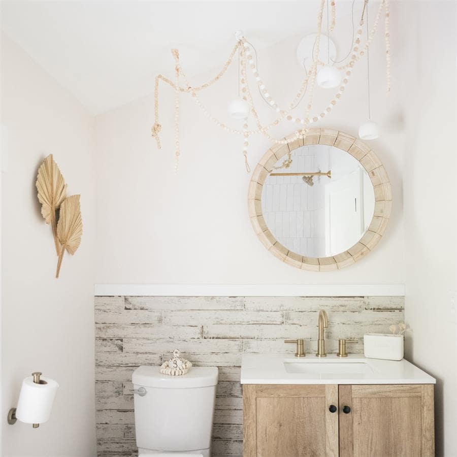 Somertile 2.75X23.5 Inch Lambris Blanc Porcelain Floor And Wall Tile 24 Tiles 11.88 Sqft.