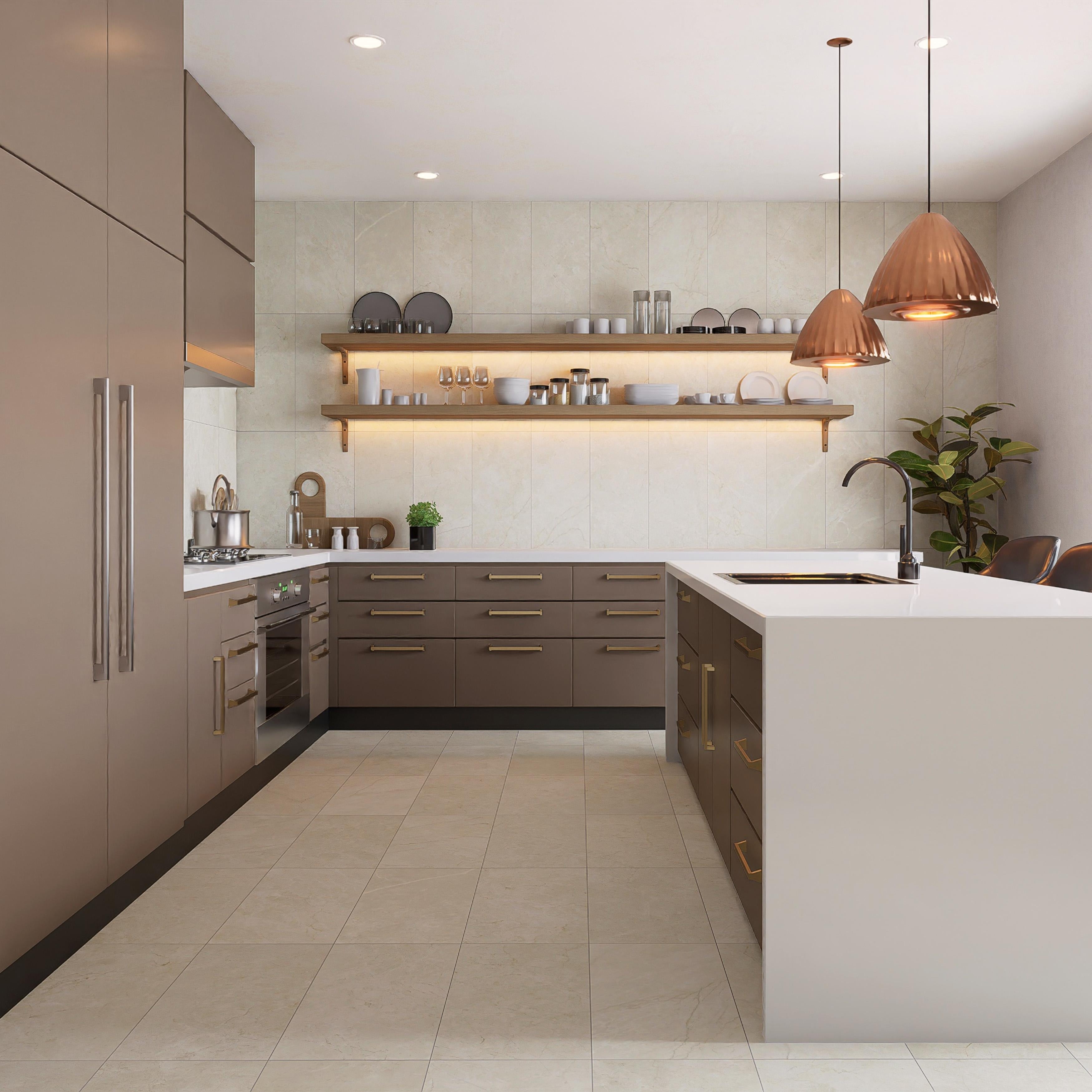 Merola Tile Reve Beige 11 3 4 X 23 1 2 Porcelain Floor And Wall Tile