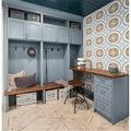 Somertile 7.75X7.75 Inch Renaissance Ring Ceramic Floor And Wall Tile 25 Tiles 11 Sqft.