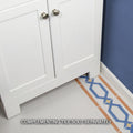 Somertile 7.75X7.75 Inch Renaissance White Ceramic Floor And Wall Tile 25 Tiles 11 Sqft.