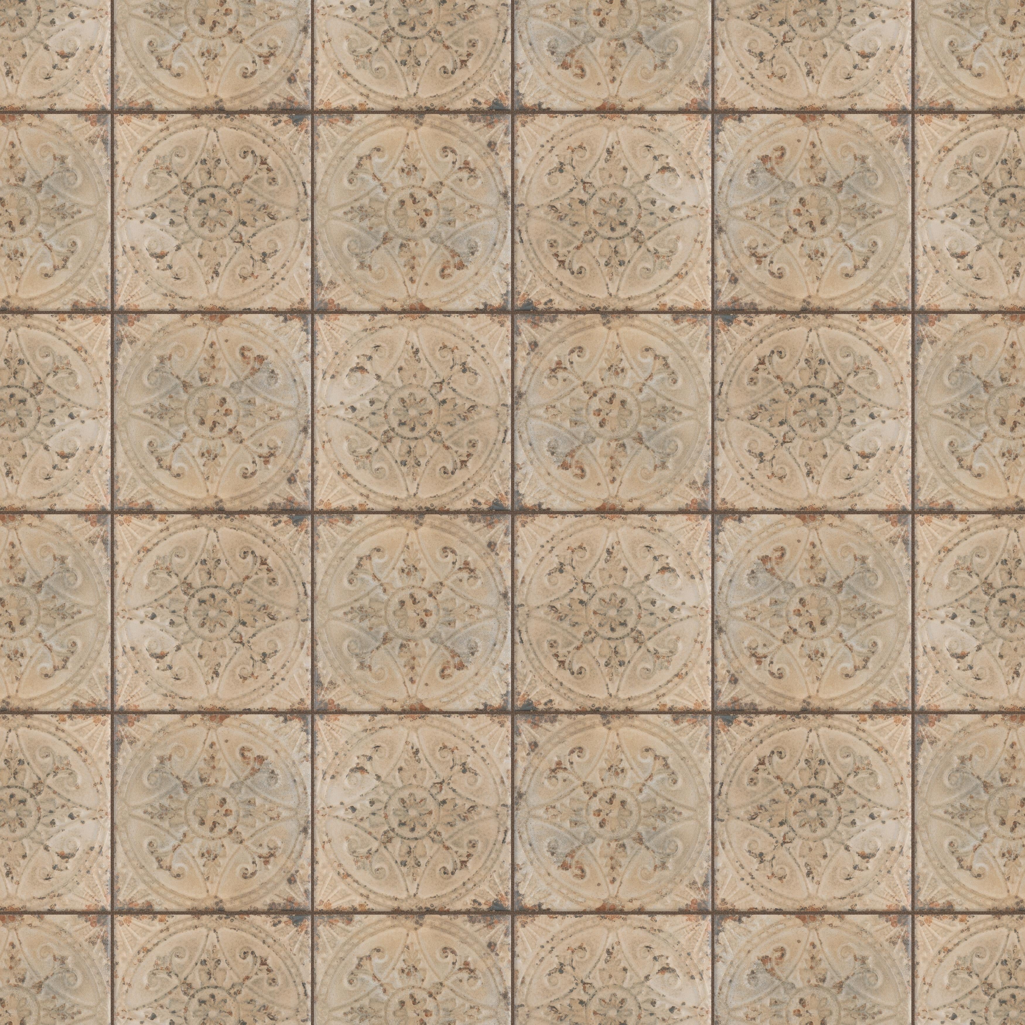 Somertile 13X13 Inch Cantabria Blanco Ceramic Floor And Wall Tile 10 Tiles 12.2 Sqft.