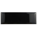 Somertile 4X11.88 Inch Thera Loft Nero Ceramic Wall Tile 34 Tiles 10.98 Sqft.