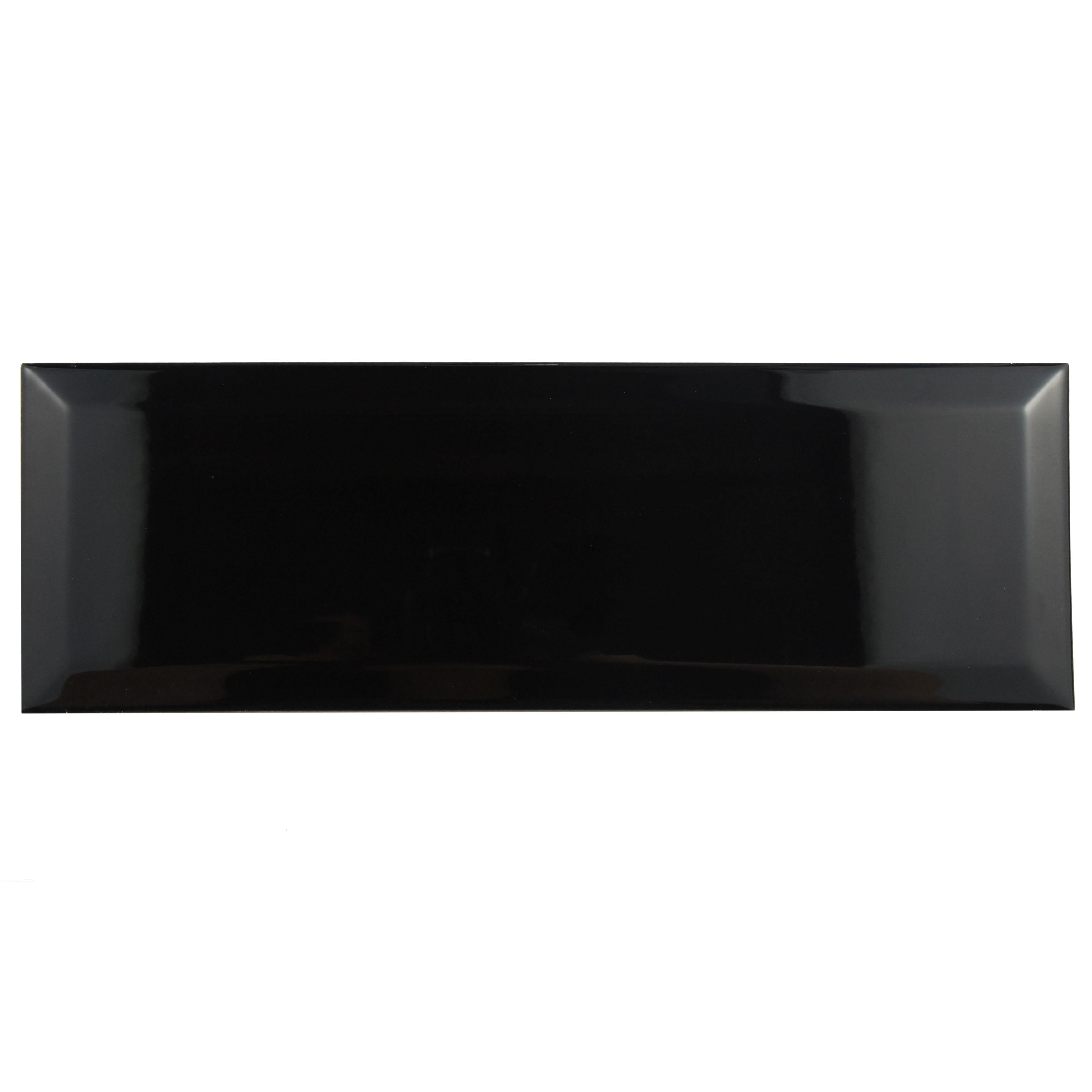 Somertile 4X11.88 Inch Thera Loft Nero Ceramic Wall Tile 34 Tiles 10.98 Sqft.