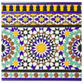 Somertile 7.875X7.875 Inch Hispalence Andalusia Cenefa Ceramic Wall Border Tile 25 Tiles 11.46 Sqft.