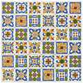 Somertile 11.75X11.75 Inch Technika Der Farbe Ceramic Wall Tile 10 Tiles 10 Sqft.