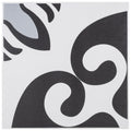 Somertile 7.75 X 7.75 Inch Casula White Ceramic Floor And Wall Tile 25 Tiles 11.11 Sqft.
