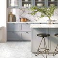 Somertile 8.625X9.875 Inch Intemporel Calacatta Hex Porcelain Floor And Wall Tile 25 Tiles 11.19 Sqft.