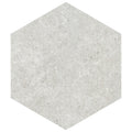 Somertile 8.625X9.875 Inch Trafico Silver Hex Porcelain Floor And Wall Tile 25 Tiles 11.19 Sqft.