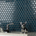 Somertile Tribeca Hex 1 In. Glacier Blue 10.25X11.88 Inch Porcelain Mosaic Tile 10 Tiles 8.65 Sqft. Case