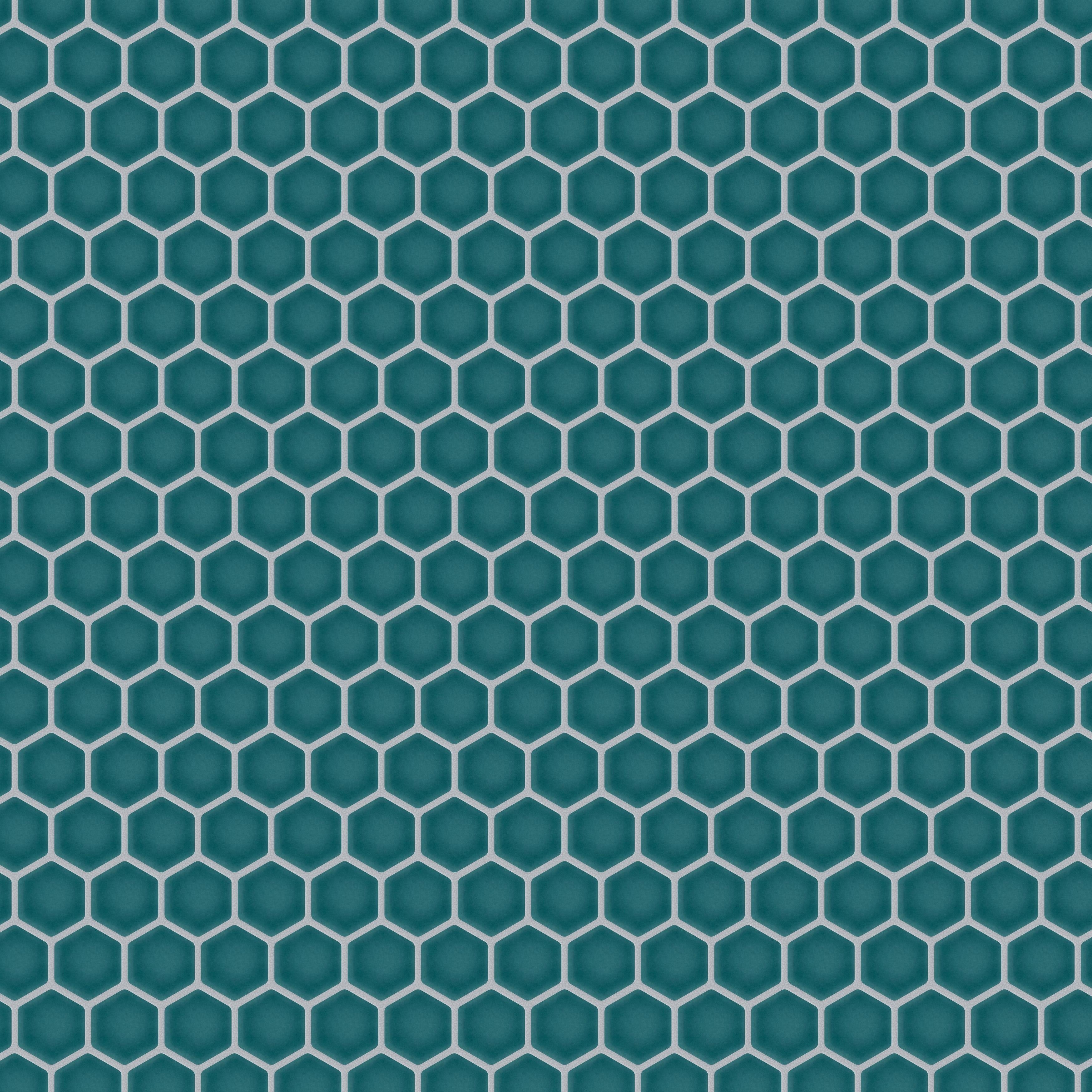 Somertile Tribeca Hex Jade 10 1 4 In.X 11 7 8 In. Porcelain Floor And Wall Mosaic Tile 10 Tiles 8.65 Sqft.
