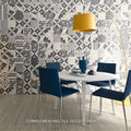 Somertile 7.75X7.75 Inch Thirties Corner Ceramic Floor And Wall Tile 25 Tiles 11 Sqft.