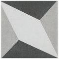 Somertile Twenties Diamond Mini 4X4 Inch Ceramic Floor And Wall Tile 27 Tiles 3.29 Sqft. Case