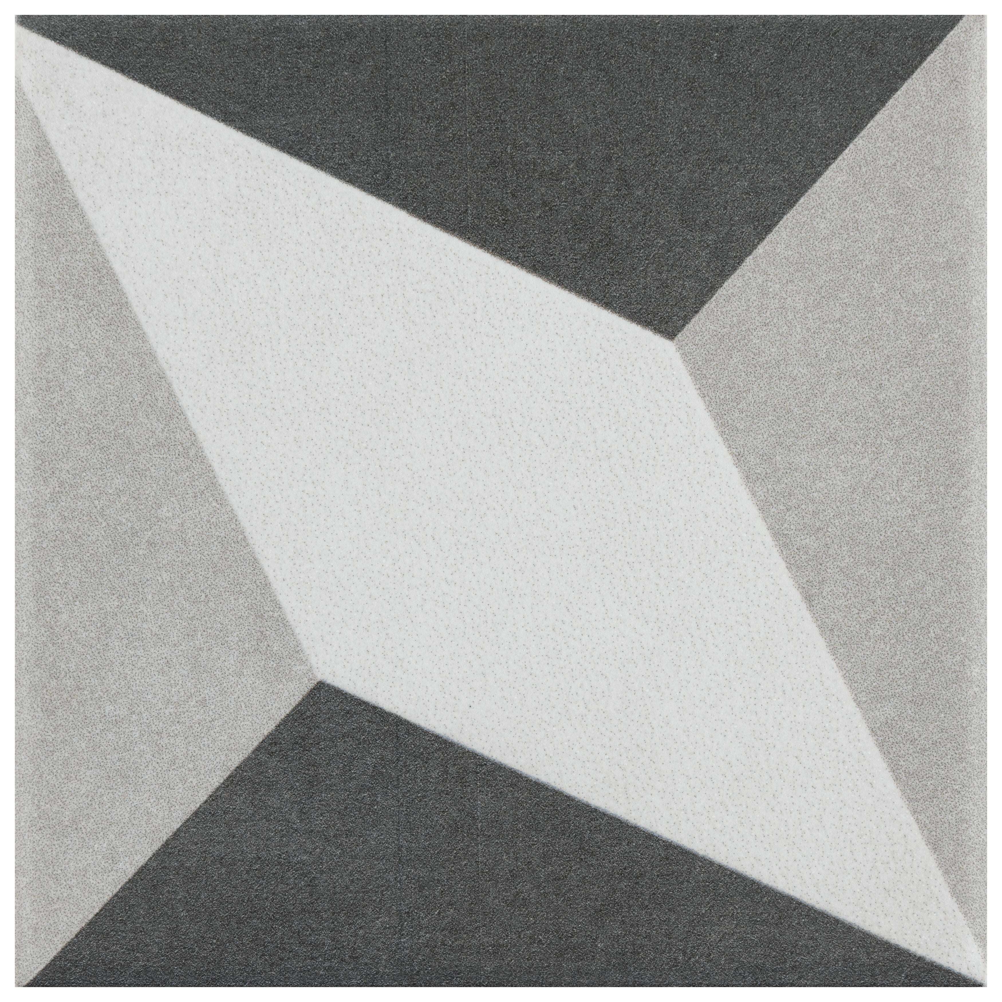 Somertile Twenties Diamond Mini 4X4 Inch Ceramic Floor And Wall Tile 27 Tiles 3.29 Sqft. Case