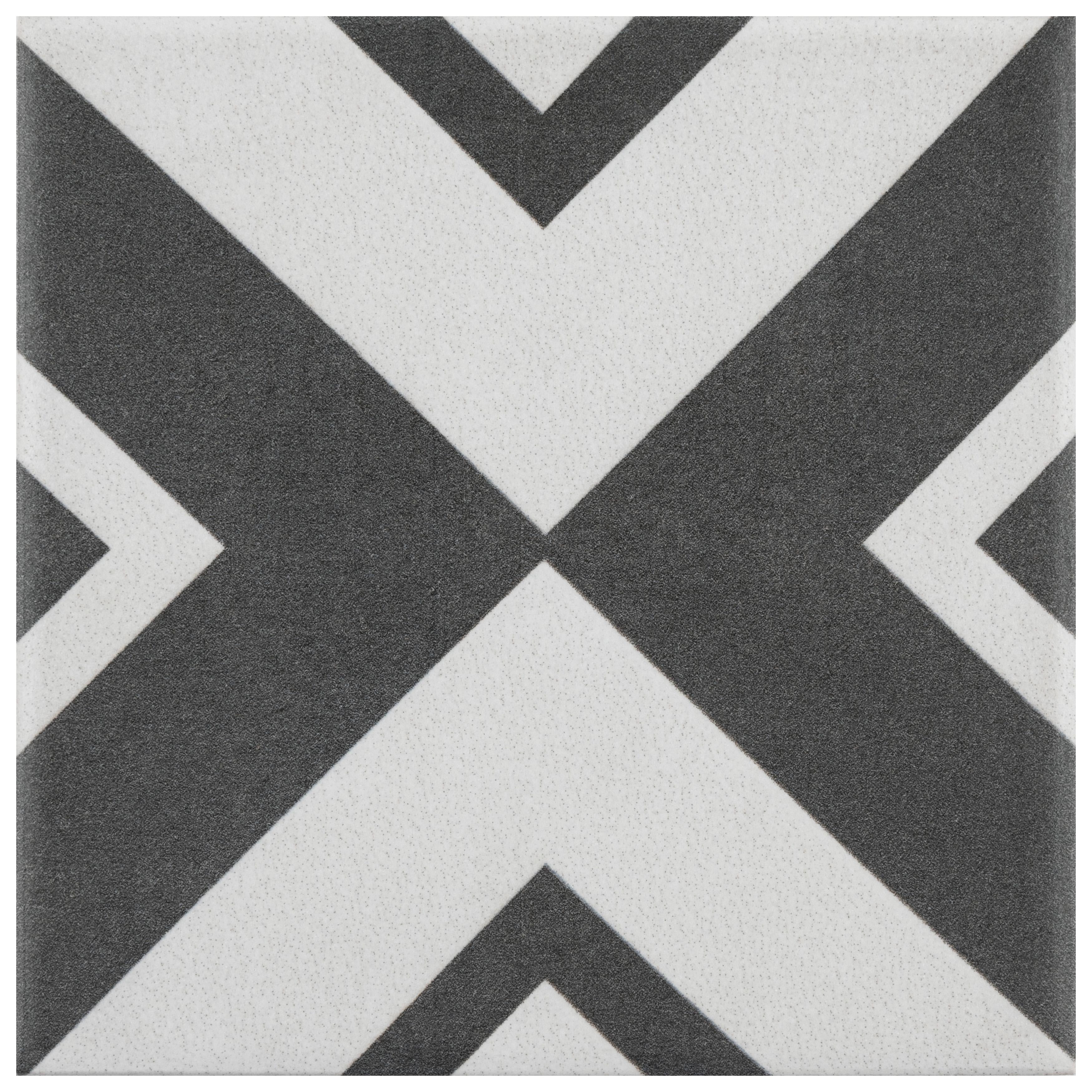 Somertile Twenties Vertex Mini 4X4 Inch Ceramic Floor And Wall Tile 27 Tiles 3.29 Sqft. Case