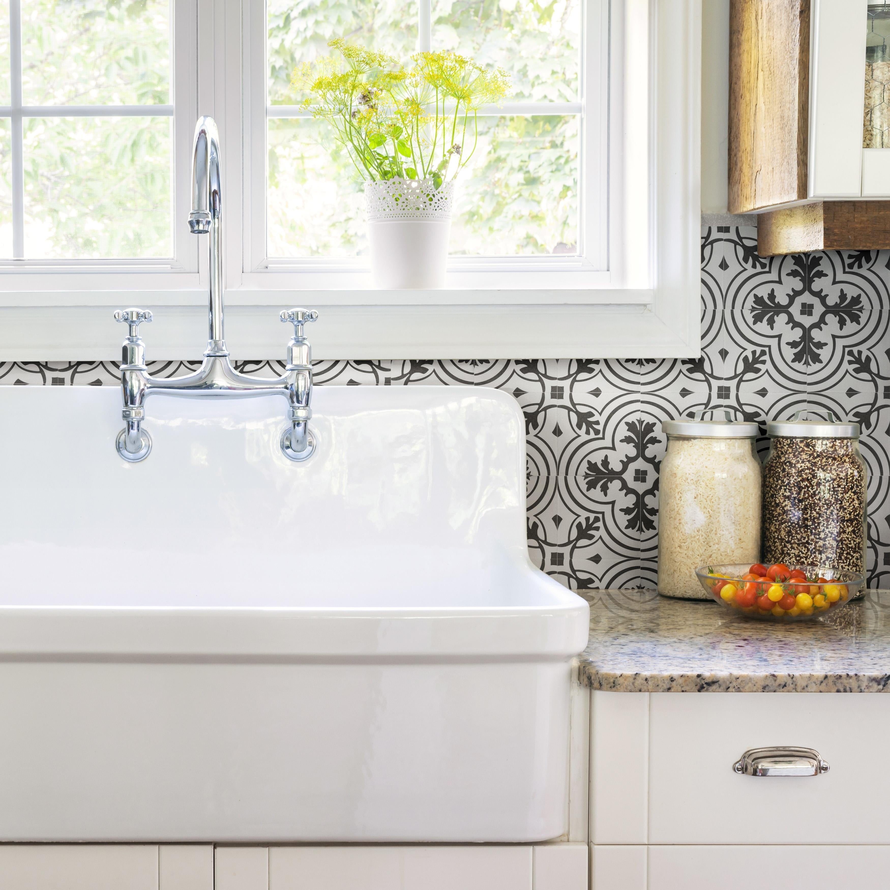 Somertile Twenties Vintage Mini 4X4 Inch Ceramic Floor And Wall Tile 27 Tiles 3.29 Sqft. Case