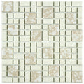 Somertile 11.75X11.75 Inch Academy Bone Porcelain Floor And Wall Tile 10 Tiles 9.62 Sqft.