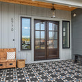 Somertile 13X13 Inch Narcissus Nouveau Porcelain Floor And Wall Tile 10 Tiles 12.2 Sqft.