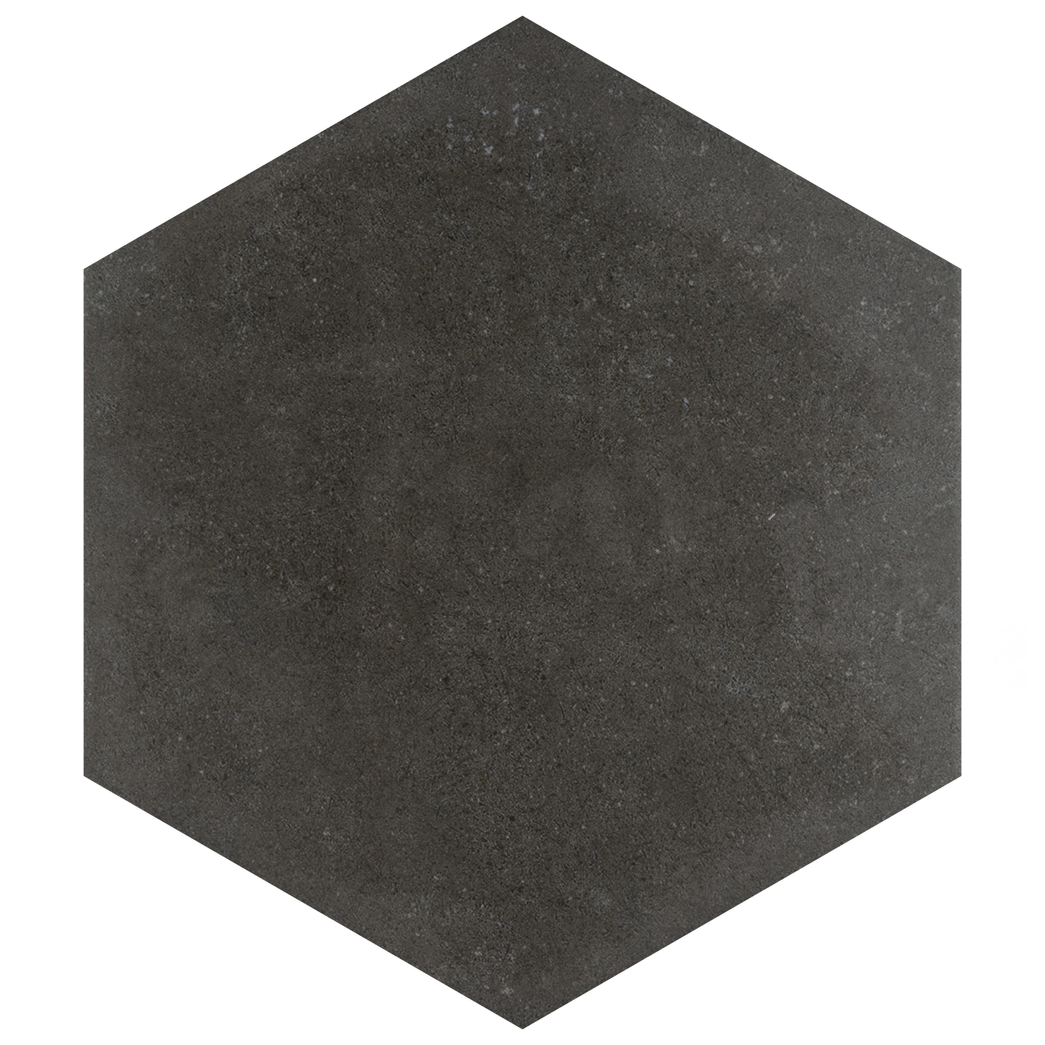 Somertile 8.625X9.875 Inch Vendimia Marengo Hex Porcelain Floor And Wall Tile 25 Tiles 11.19 Sqft.