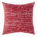 Merry Christmas 18 Inch Holiday Throw Pillow