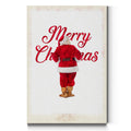 Merry Christmas Santa Vintage Premium Gallery Wrapped Canvas Ready To Hang