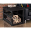 Slide Aside Dog Crate Kennel End Table