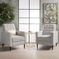 Mervynn Mid Century Fabric Recliner Club Chair Set Of 2 By Christopher Knight Home
