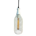 Meryl 1 Light Adjustable Height White Edison Pendant With Bulb