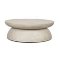 Mesa 48 Round Stone Finish Coffee Table