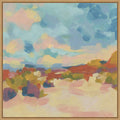 Mesa Bluff I By June Erica Vess Framed Canvas Wall Art Print