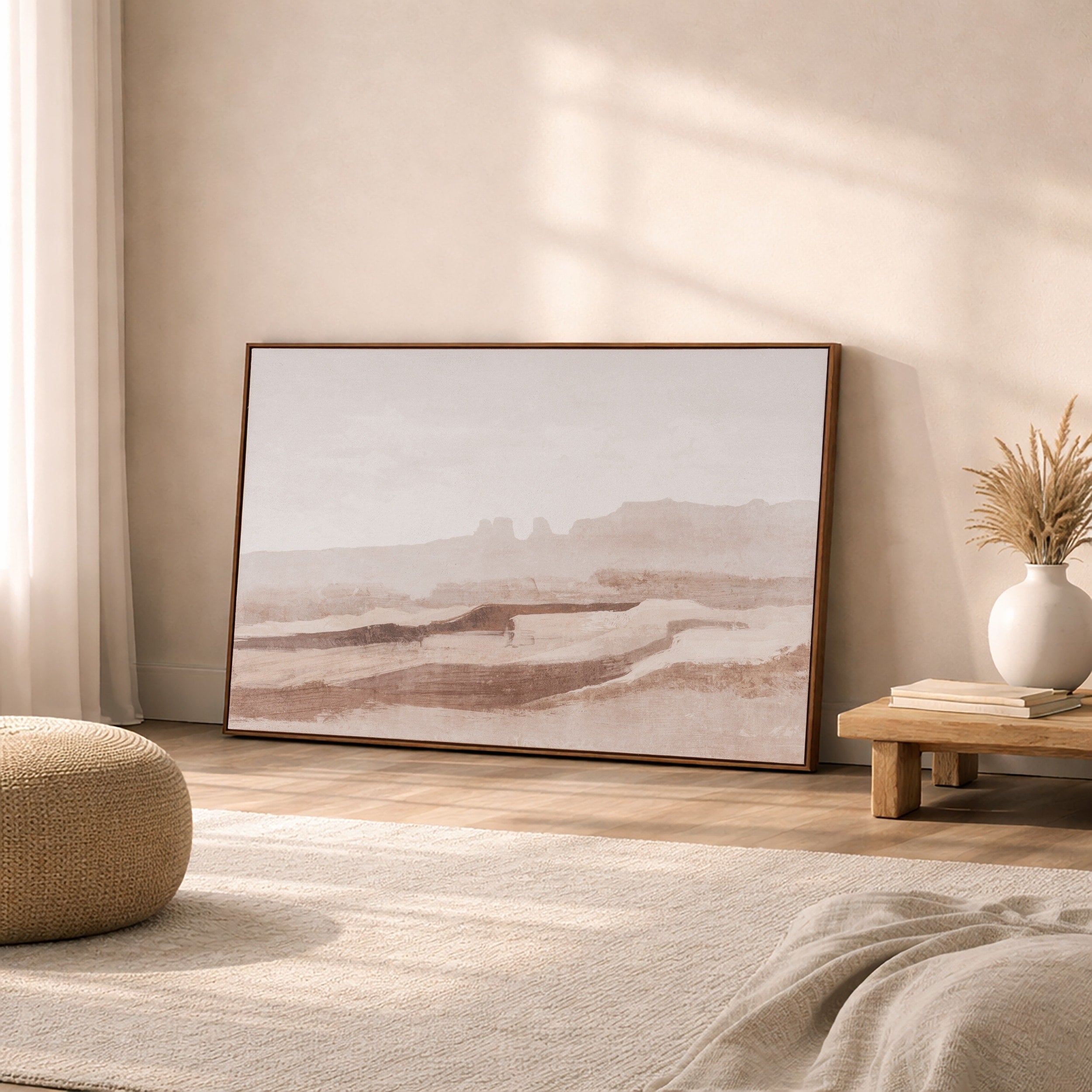 Mesa Skyline Hand Painted Canvas