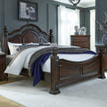 Messina Estates Cognac King California Poster Bed