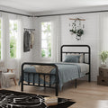 Metal Bed Frame With Headboard Queen Full Twin Under Bed Storage No Box Spring Needed
