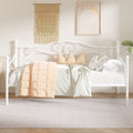 Vecelo Daybed Metal Platform Bed Frame Twin Size Victoria Black Daybed