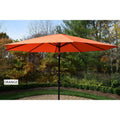 Metal Framed 9 Foot Umbrella With Crank And Tilt System